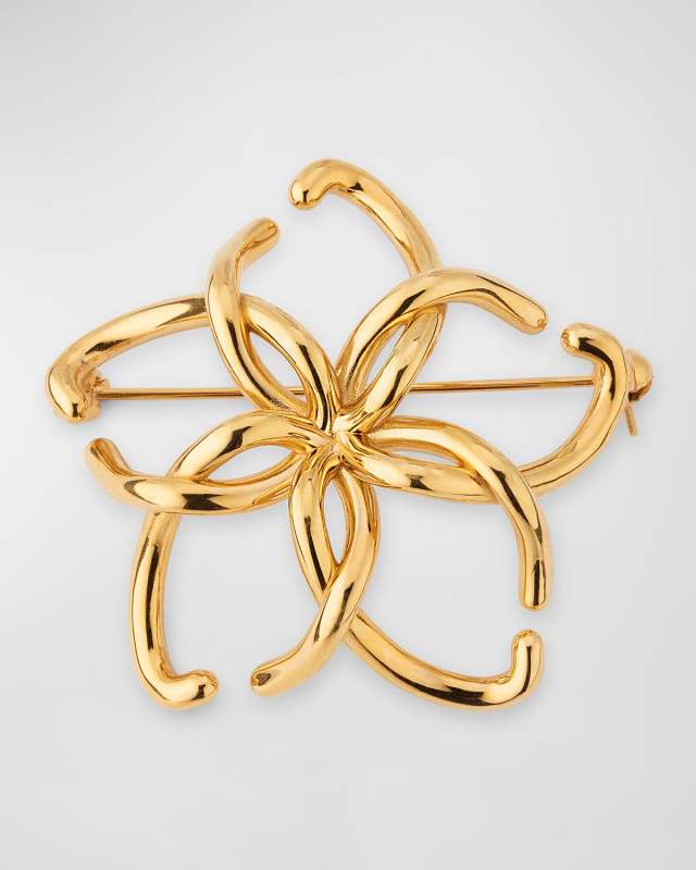 O Flower Brooch